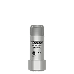 A stainless steel AC940 miniature size class 1, division 2 / zone 2 top exit sensor engraved with the CTC line logo, product number, serial number, and hazardous area certification markings.